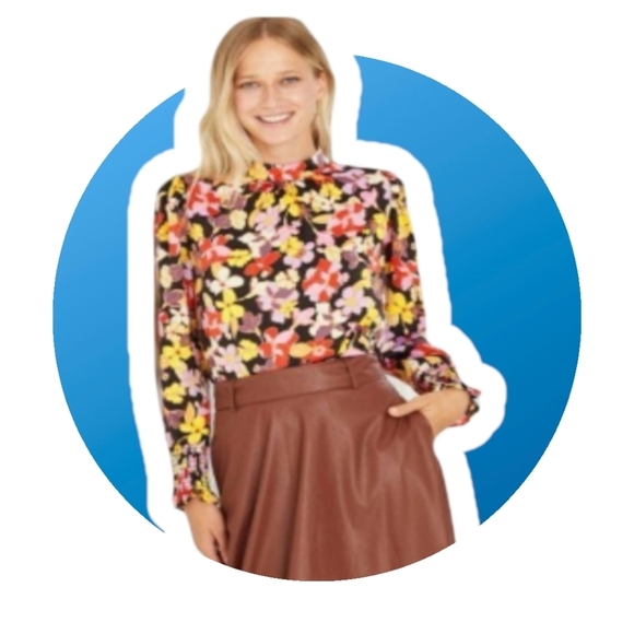 WHO WHAT WEAR Bohemian Garden floral top - Picture 13 of 15